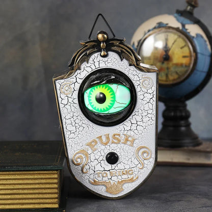 One-Eyed Glowing Halloween Doorbell Prop