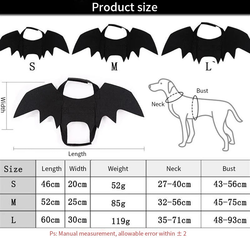 Bat Wings Costume For Pets